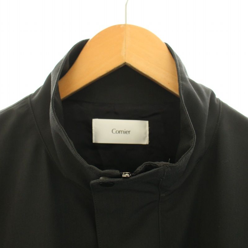 コルニエ CORNIER THE FINEST WOOL CANVAS STAND COLLAR BLOUSON