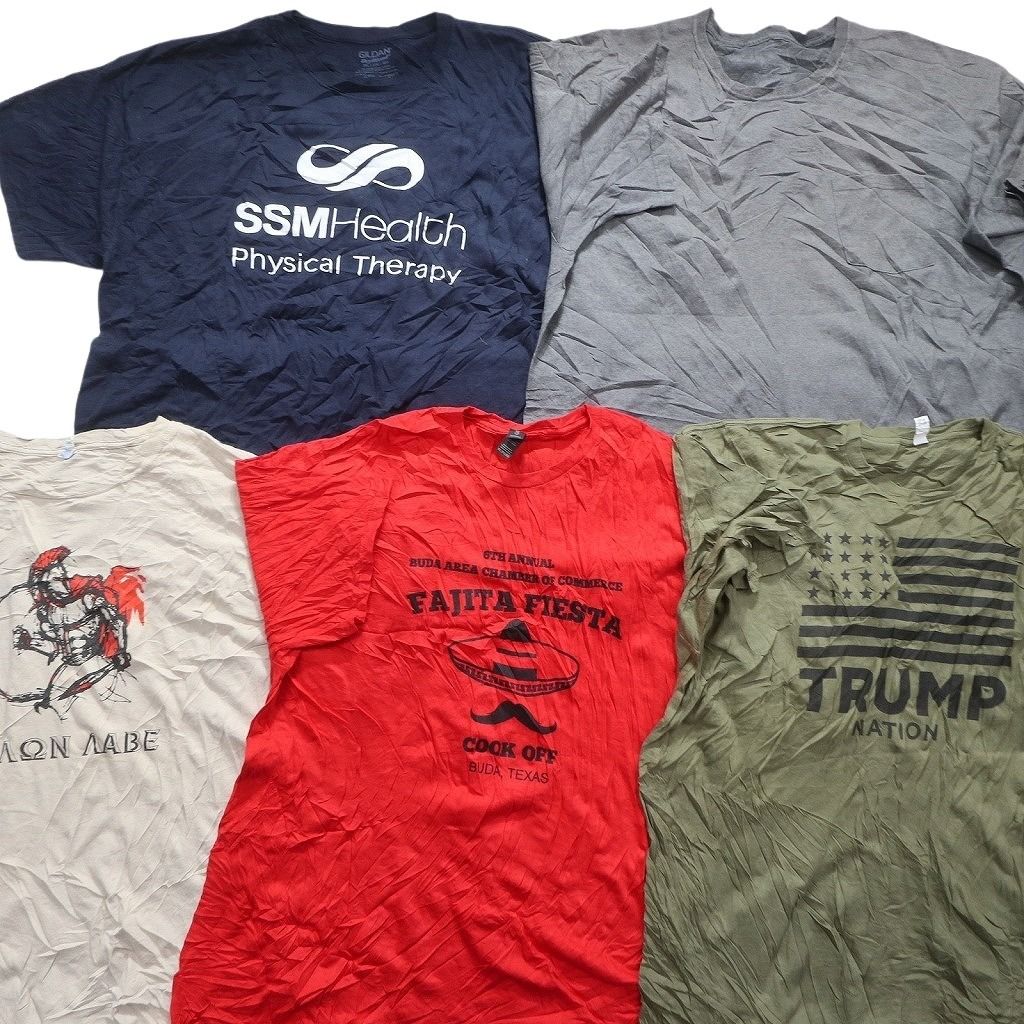 古着卸 まとめ売り カラーmix プリント 半袖Tシャツ 20枚セット