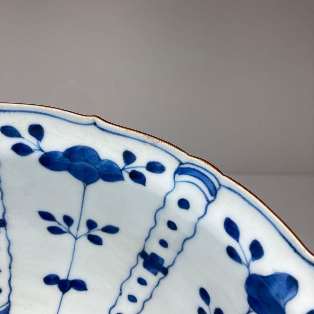 酒井田柿右衛門 染付鉢 丼 角福 木箱付 幅23.2㎝ 東Y5-1214☆2F - メルカリ