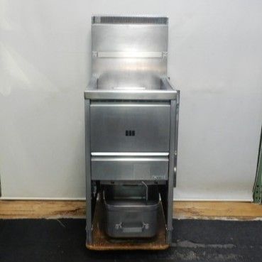 タニコー LP ガス 1槽 フライヤー NB-TGFL-45 18L W45D60H85 36 cm 揚面積W380D440mm 40kg 9.5ｍｍゴムホース接続 プロパン