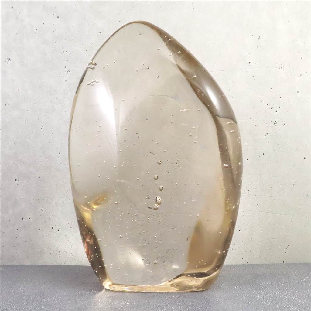 インドネシア産アンダラクリスタル ポリッシュ ピンク 790g 榎本通商26629