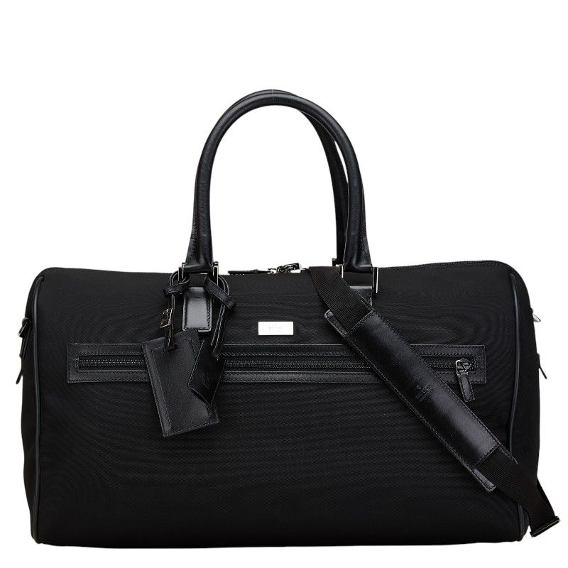 グッチ ボストンバッグ ショルダーバッグ 2WAY 114674 ブラック キャンバス レザー レディース GUCCI 1-0204478