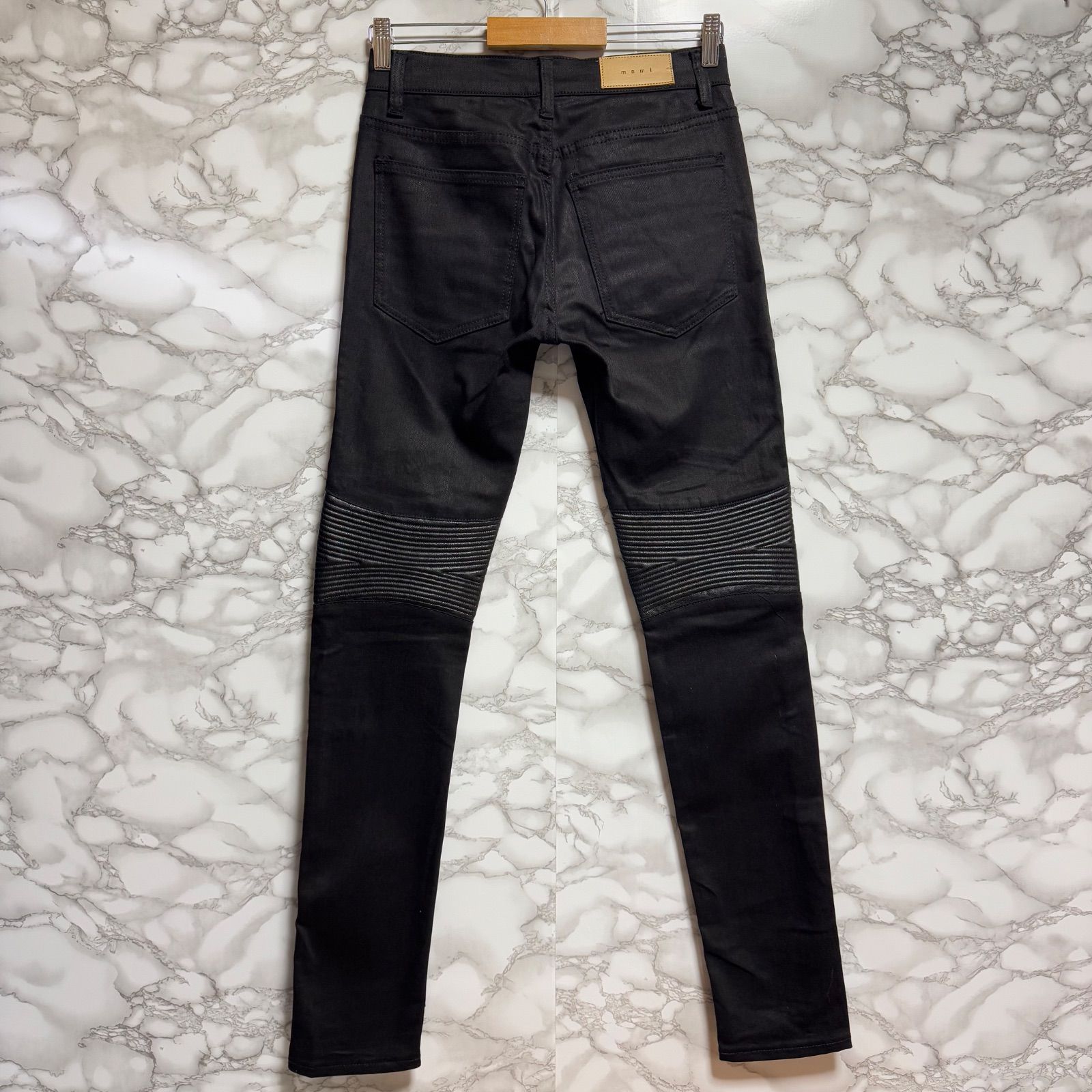 ✨新品未使用品/タグ付き✦mnml✦ストレッチバイカーデニムパンツ 楽天市場】【20%OFF】 mnml ミニマル M14 STRETCH DENIM BLACK