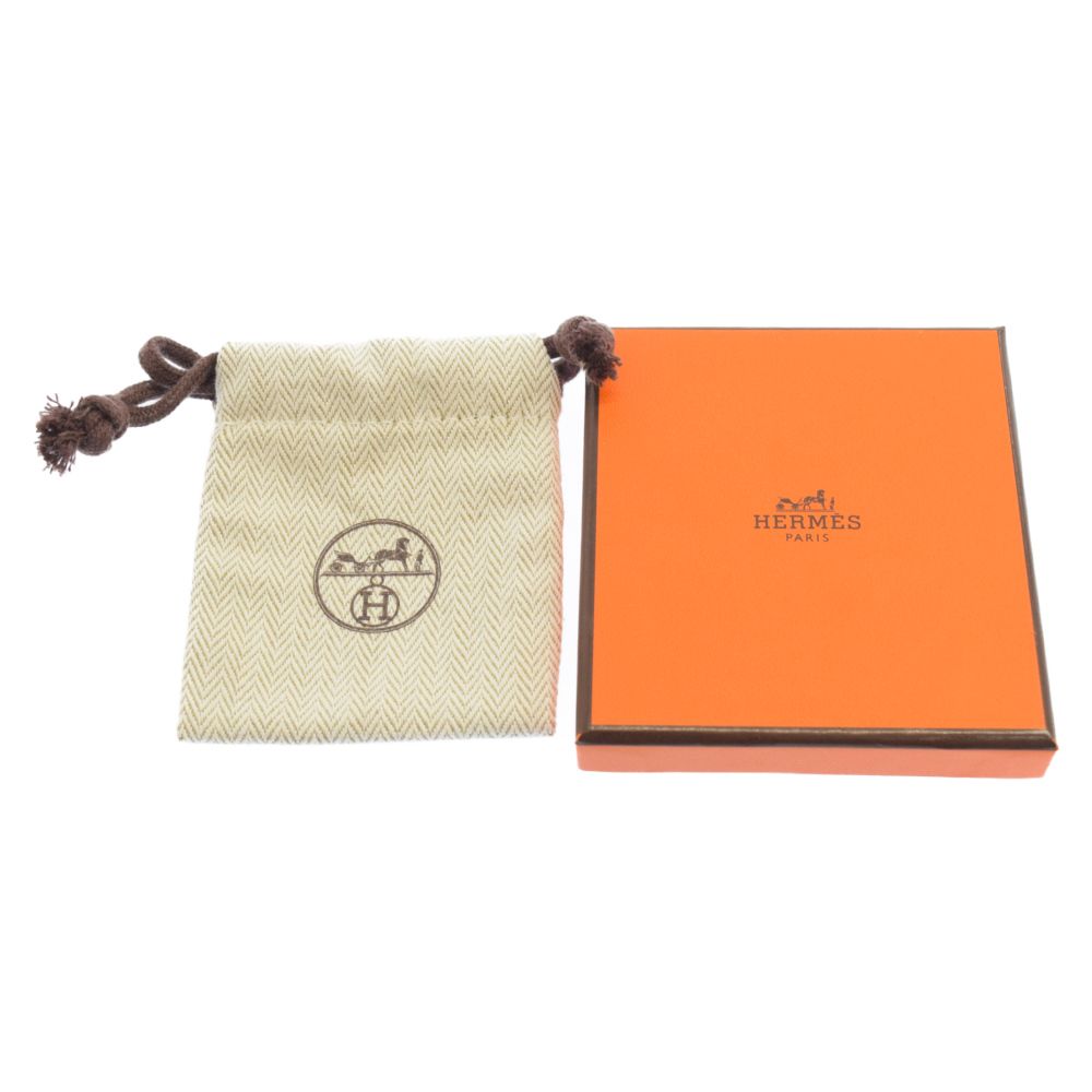HERMES (エルメス) カヴァリエ チェス ピンバッジ シルバー/ブラック
