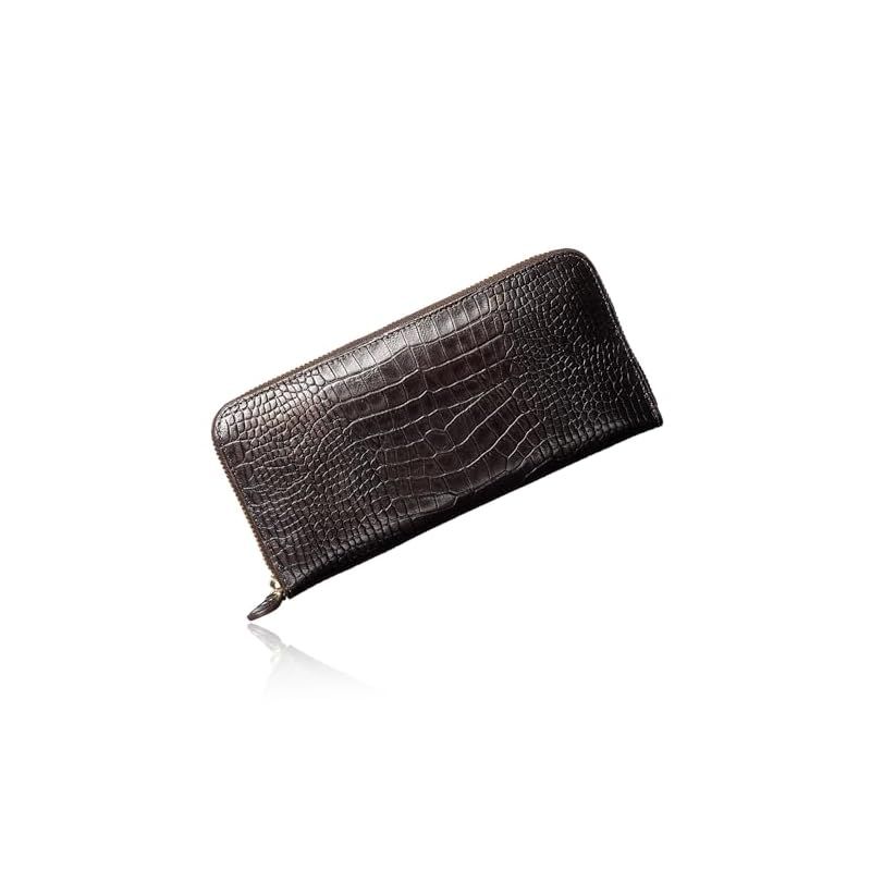 【新着商品】[VOICE] イタリア TUSCANIA社製 牛革 Montalcino メンズ 長財布 一流ブランド も使用している クロコ型押し 使いやすい カード縦型収納 取り出しやすい 大型小銭入 Safari掲載商品 プレゼ