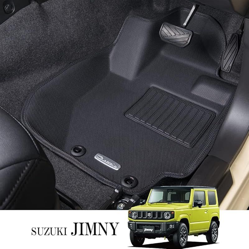 クラッツィオ Clazzio フロアマット 立体タイプ 1台分セット ジムニー ジムニーシエラ AT車 JB64W JB74W H30 2018 7 NEWラバータイプ ブラック ES-6015 5EESB6015K 1 BRIGHTFACE_UK