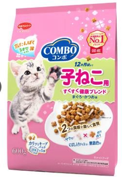 同梱不可 12個セット 日本ペットフード コンボ キャット 子ねこ用 にぼし入りチップ添え600g