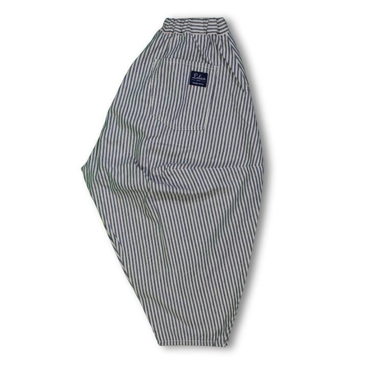  児島 ジーンズ ヒッコリーバルーンパンツ2 by LELAX KOJIMA GENES LX-108 H ワイドパンツ イージーパンツ パンツ