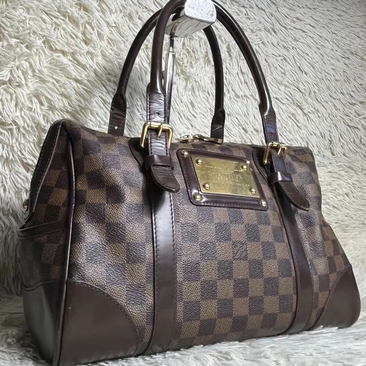 すぐ届く【Louis Vuitton】バークレー ダミエ ハンドバッグ 極美品 LOUIS VUITTON ルイヴィトン バークレー ハンドバッグ