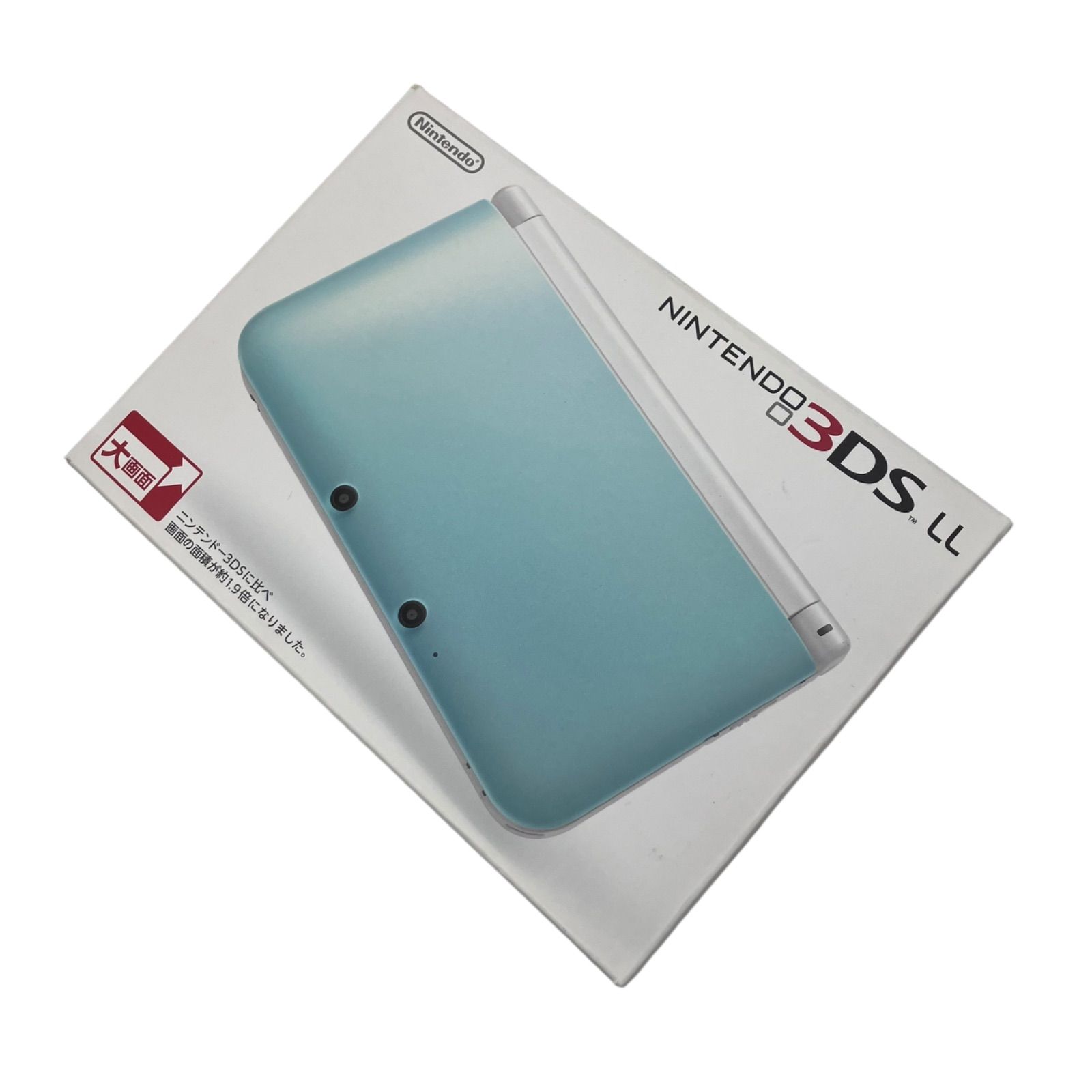 186000 現状品 任天堂 Nintendo3DS LL ミント ホワイト SPR-001