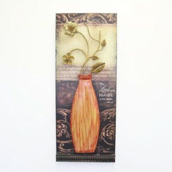 アンティーク調 ウォールパネル 壁飾り オレンジ 1001KFM003