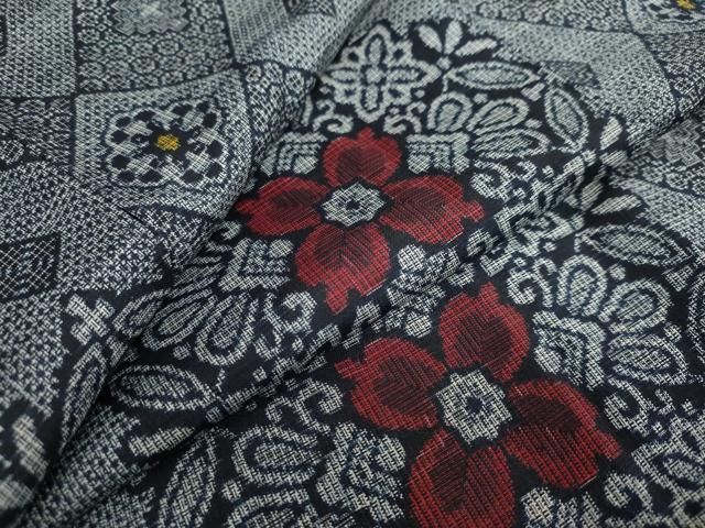 花菱文 正絹