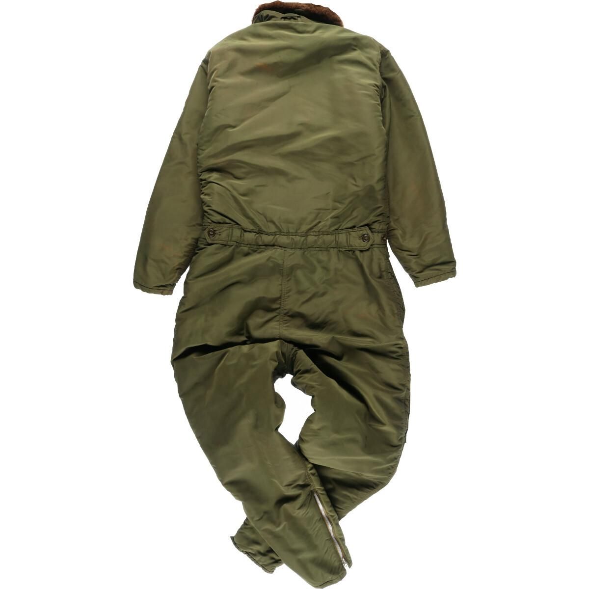 古着 40~50年代 米軍実品 U.S.NAVY 黒タグ AL-1 オールインワン つなぎ