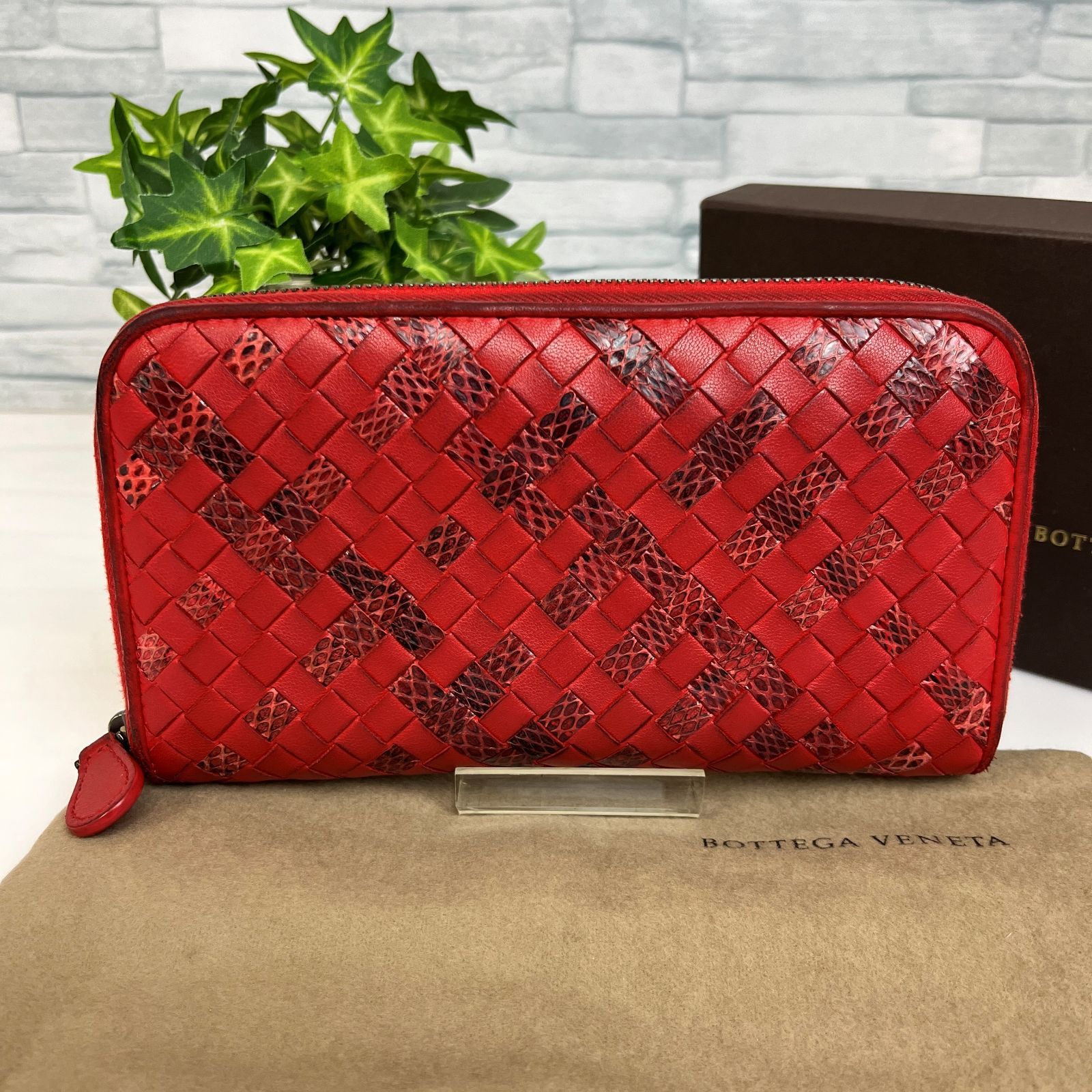 Bottega Veneta 長財布 箱・袋付き 美品✨】BOTTEGA VENETA