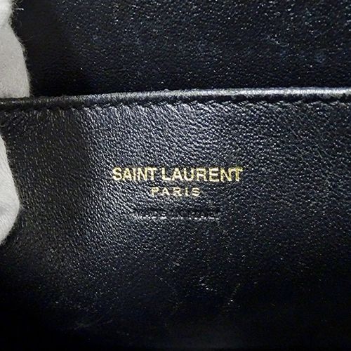 サンローラン SAINT LAURENT バッグ レディース ブランド ハンドバッグ ショルダーバッグ 2way レザー ベイビーカバス ブラック 568853 黒 斜め掛け おしゃれ 【中古】