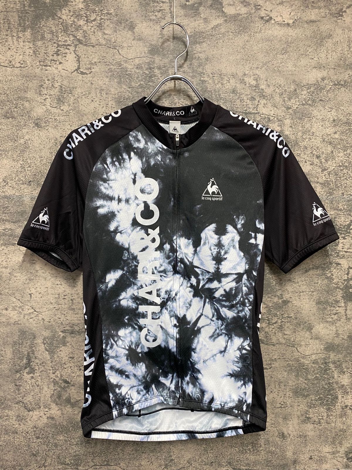 le coq sportif サイクルジャージ L ブラックホワイト ルコック le coq sportif サイクルジャージ L ブラックホワイト ルコック