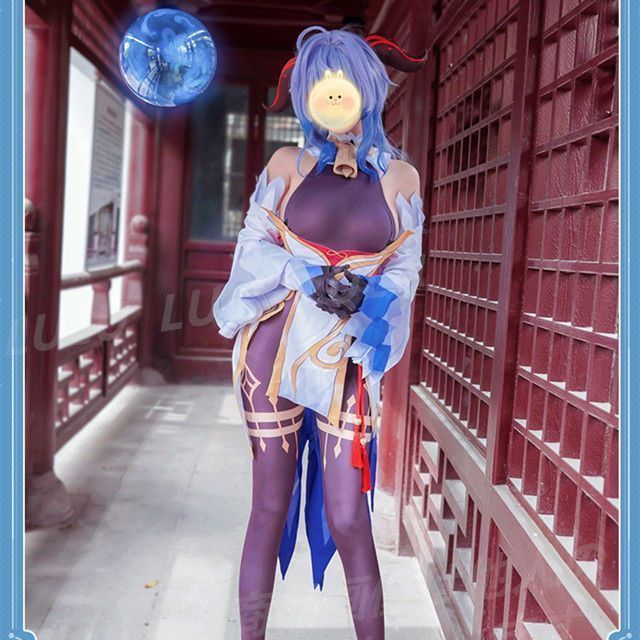 原神 甘雨 コスプレ衣装 豪華完全セット ウィッグ付き 女子アニメキャラクター 撮影会 イベント ハロウィン 仮装用 高品質 プレゼントにも最適 co110