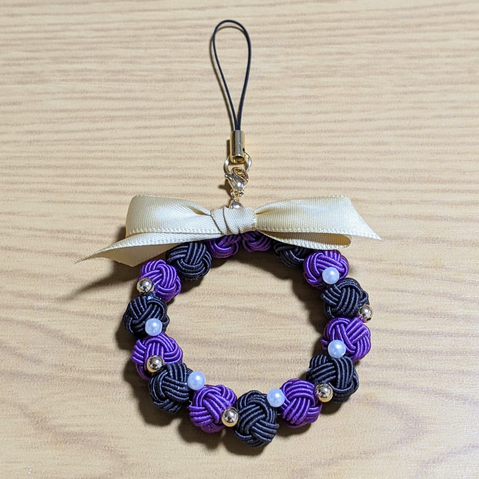 SALE！水引パーツ ねこちゃんとリボン ハロウィン 水引ꫛꫀꪝ✧‧˚猫