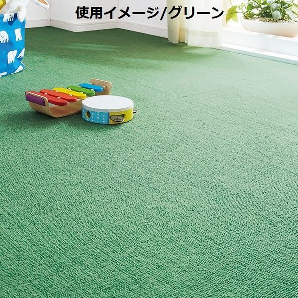 防音 ラグマット/絨毯 〔本間6畳 約286×382cm ブラウン〕 洗える 撥水 抗菌防臭 フリーカット可能 不織布 日本製 防音 ラグマット⁄絨毯 〔本間6畳 約286×382cm ブラウン〕 洗える 撥水