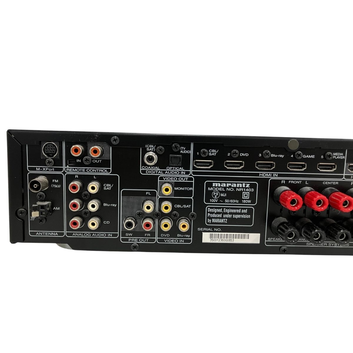 marantz AVサラウンドレシーバー NR1403 Marantz NR1403 5.1-channel home theater receiver at Crutchfield