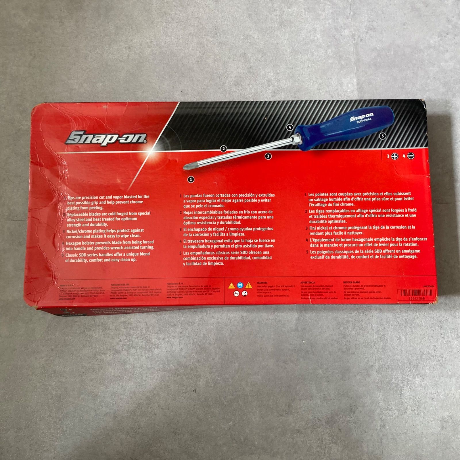 アウトレット 状態項目要 スナップオン ドライバーセット SDDX70AB ネイビー HRDEVELOPMENT_JP