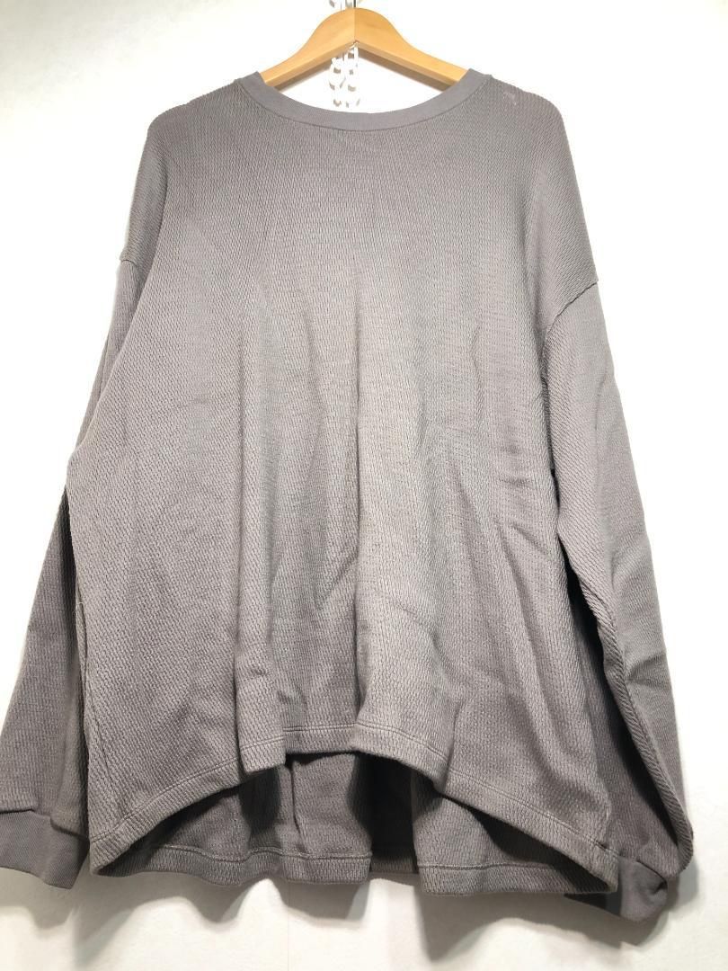 030170 POLYPLOID OVERSIZE LONGSLEEVE C 長袖 サーマル ワッフル カットソー ロンT ポリプロイド C-7-001-014