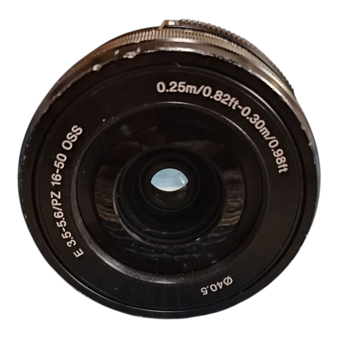 ソニー SONY SELP1650　レンズ　 ブラック 動作確認済 ジャンク SONY E PZ 16-50mm F3.5-5.6 OSS SELP1650 ブラック 動作不良