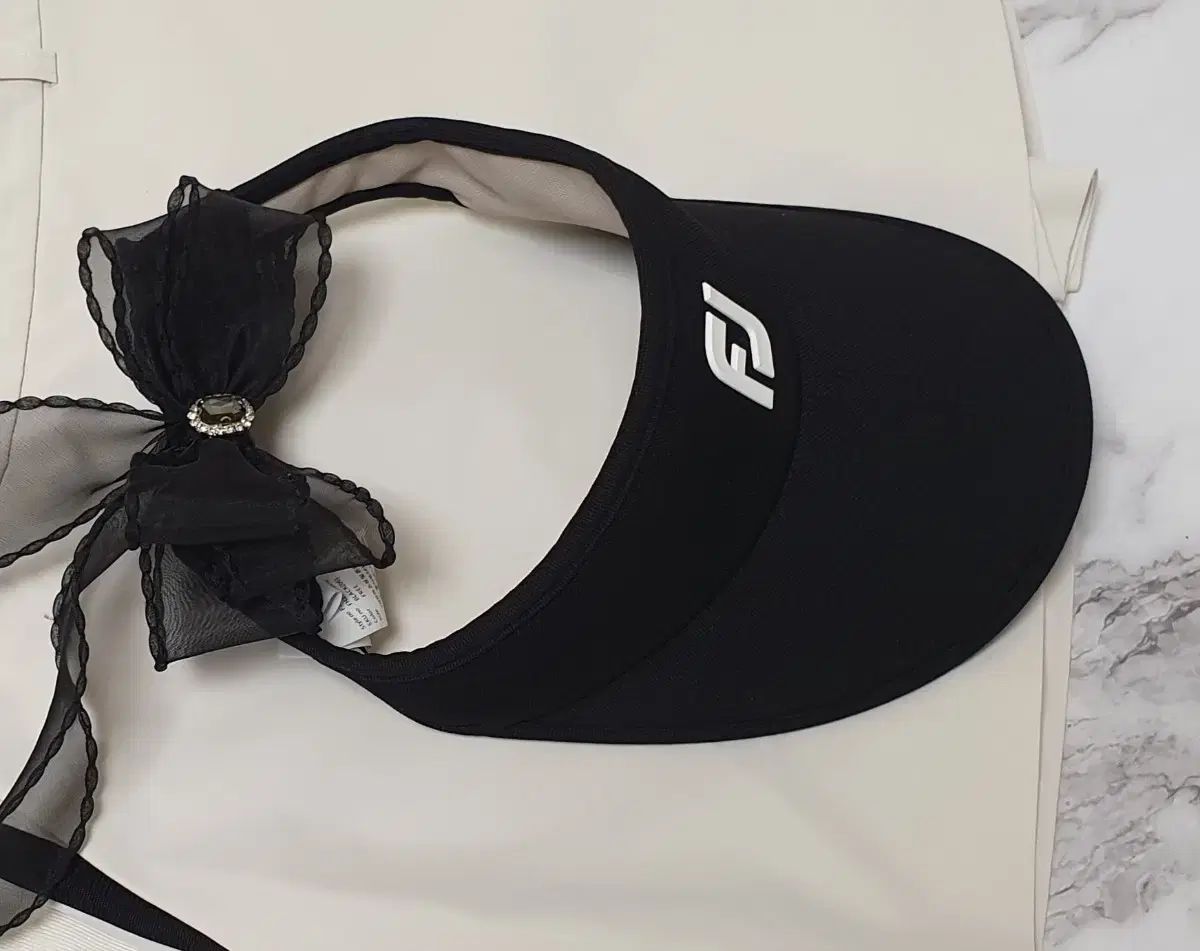☆Footjoy golf☆フットジョイ韓国 リボンバイザー ☆Footjoy golf☆フットジョイ韓国 リボンバイザー（リボン付き