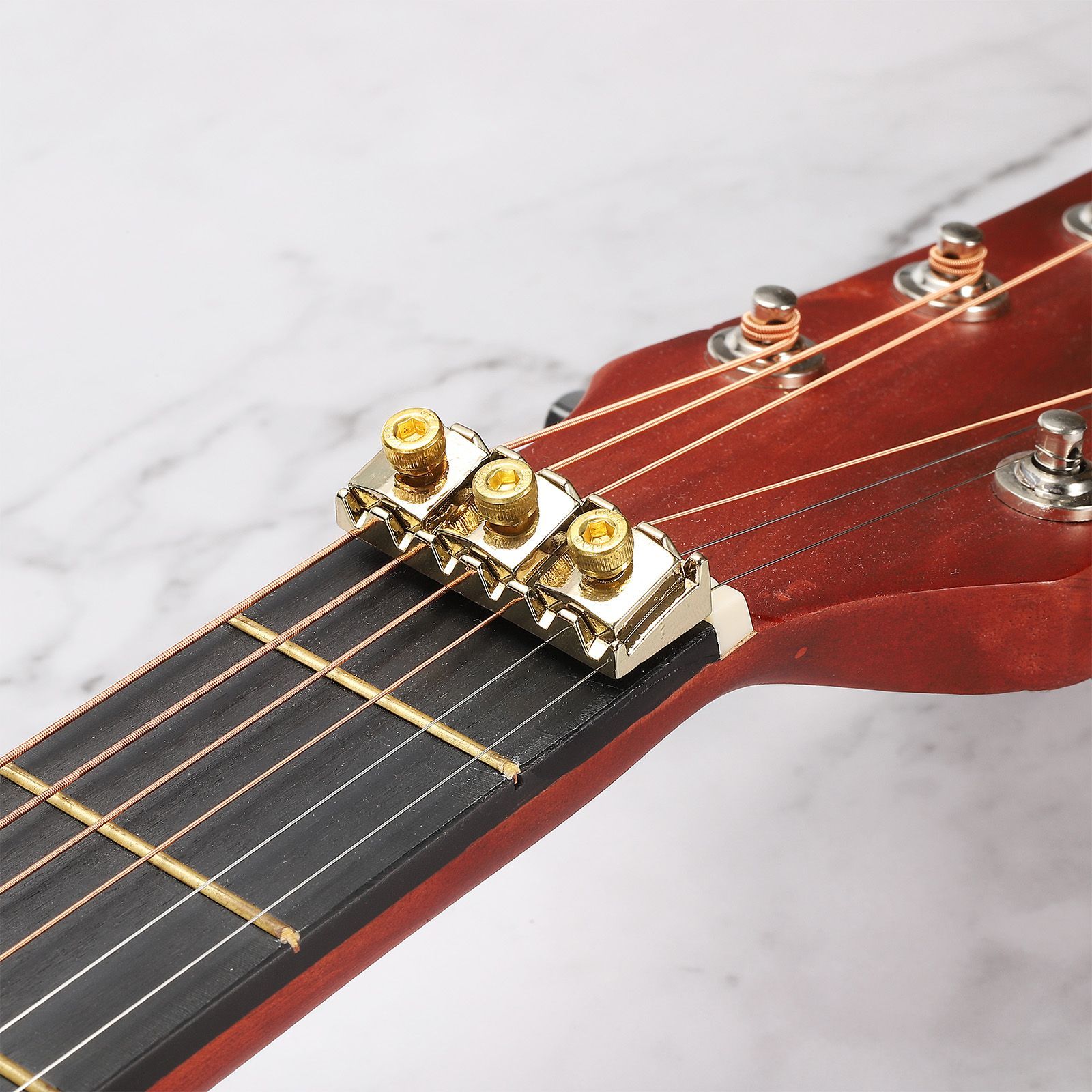 エレキギター プロプレイヤー向けの6弦エレキギター エレキギターブリッジ 6弦エレキギターブリッジテールピースアクセサリーのプロフェッショナル プロ  仕様の6弦エレキギターブリッジアクセサリー プロエレキギターブリッジ 全3色 ギター 6弦 サドル ローラー ... 6弦エレキギターブリッジテールピースアクセサリーのプロフェッショナル プロエレキギターブリッジ