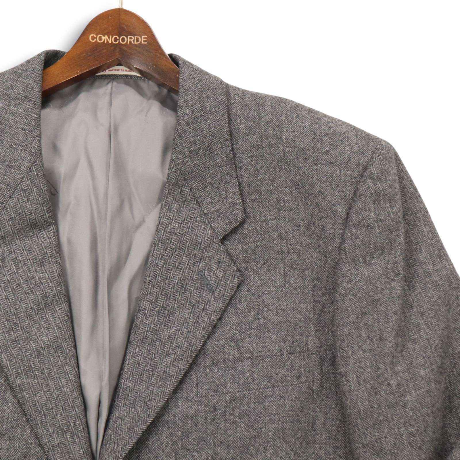 パパス【紳士の決定版 ツイード ヘリンボーン人気サイズ L相当】Papas