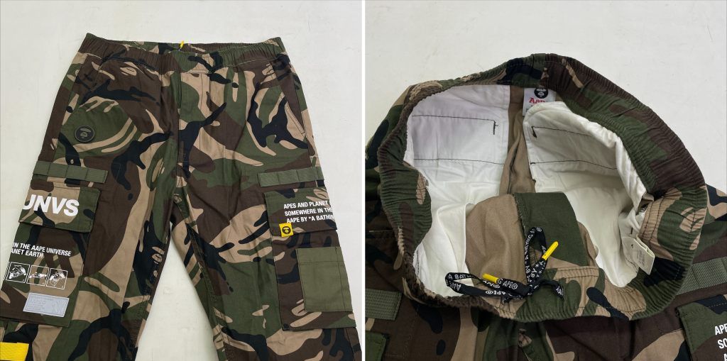 01w-5002 アベイシングエイプ A BATHING APE カモフラ柄 カーゴ