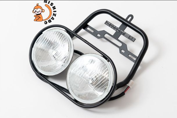 送料無料 ズーマー ZOOMER AF58 ヘッドライト ステー セット LED デカ目 ラッカス Ruckus 社外品 USDM JDM A546