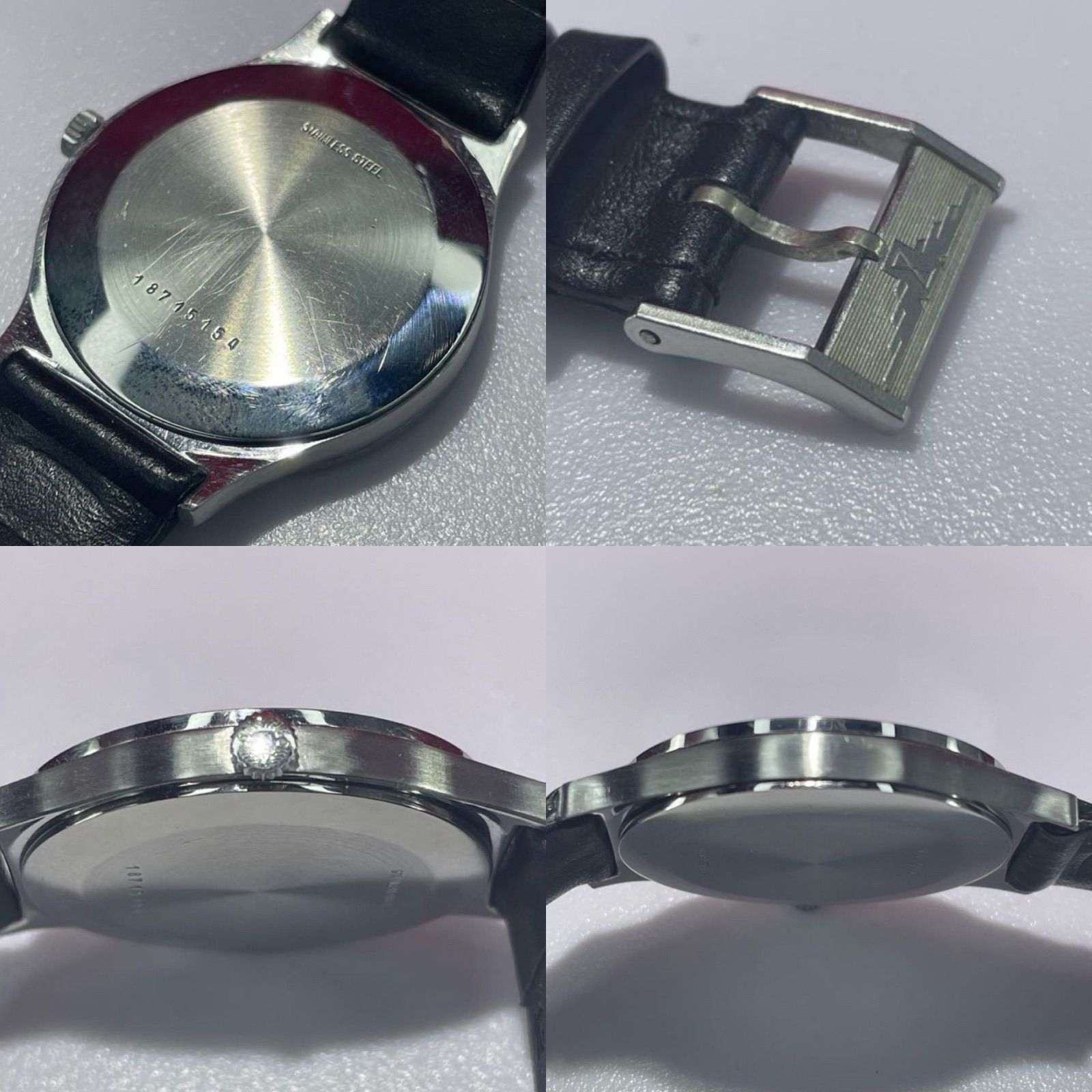 80s 高級 LONGINES 4Pダイヤ 手巻 純正尾錠 純正リューズ 腕時計