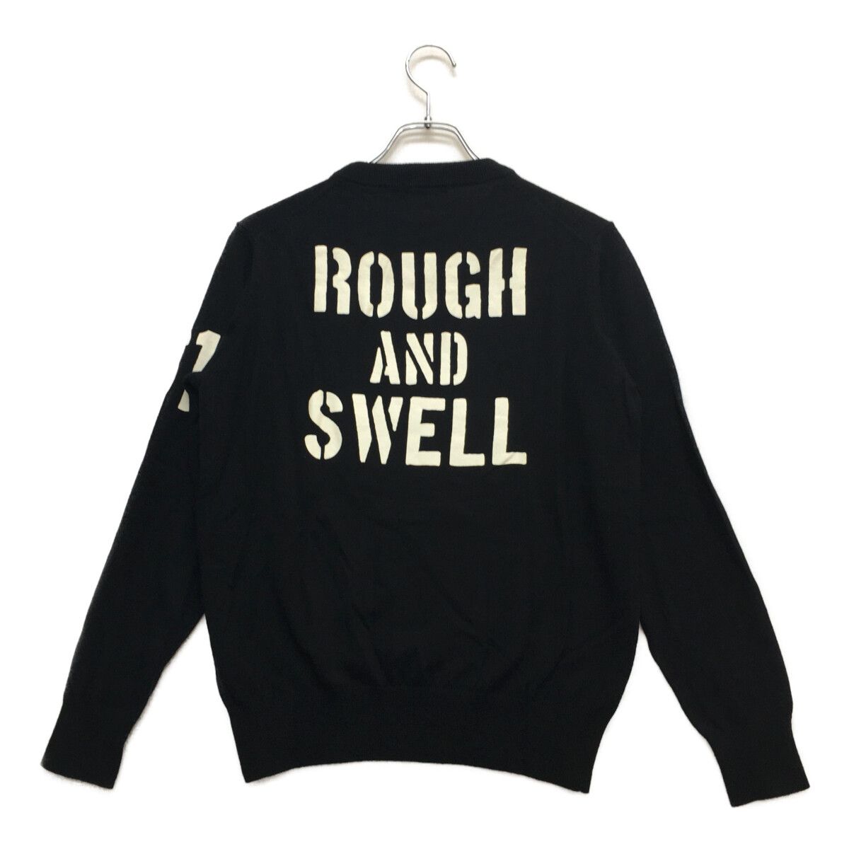 メンズ ラフ＆スウェル rough&swell セーター S 黒 ブラック 長袖