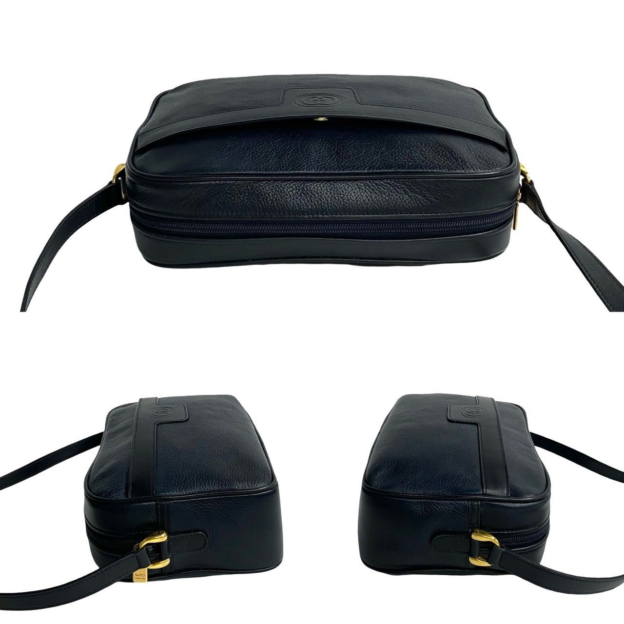 極 美品 袋付き GUCCI グッチ オールドグッチ ヴィンテージ GG ロゴ