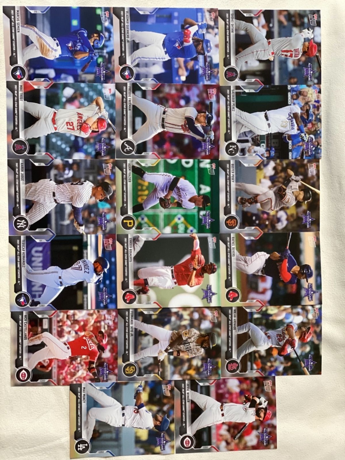 2021オールスターゲームセット-MLBTOPPSNOW-18カードバンドル 2021オールスターゲームセット-MLBTOPPSNOW-18カードバンドル