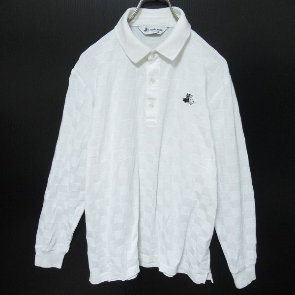 ブラック&ホワイト Black&White ロゴ ポロシャツ カットソー