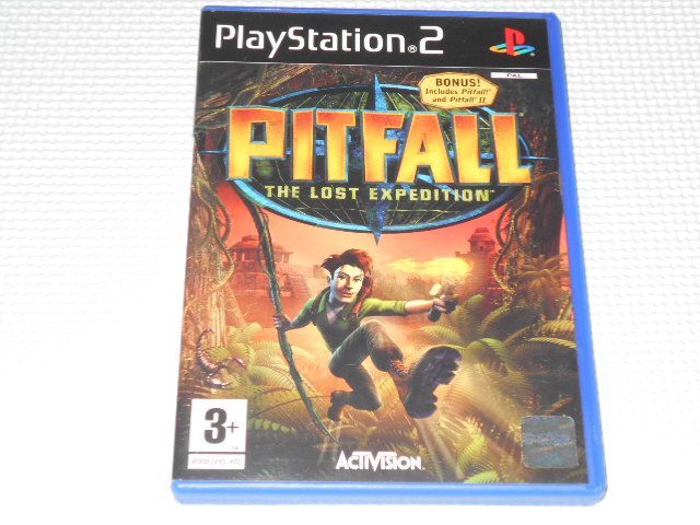 PS2☆PITFALL THE LOST EXPEDITION 海外版 EU版 PAL☆箱付・説明書付