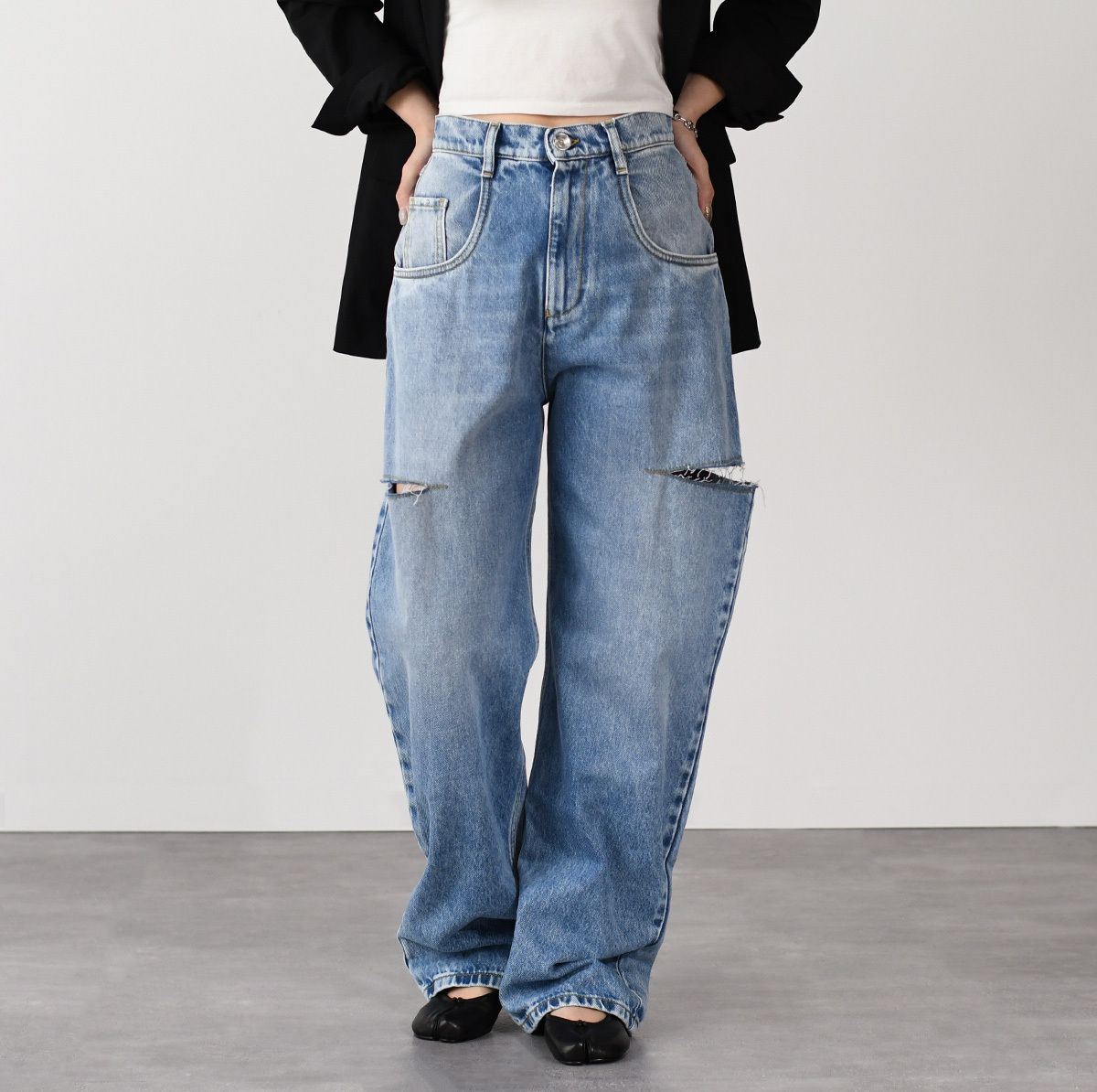 MAISON MARGIELA メゾン マルジェラ デニム カットアウトジーンズ 