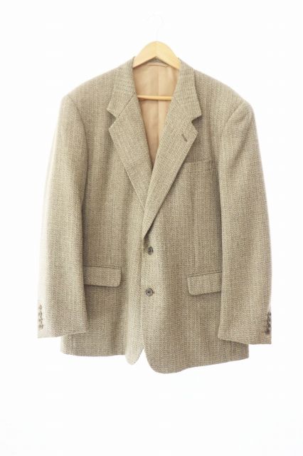 クリスチャンディオール Christian Dior MONSIEUR ムッシュ テーラード ジャケット ベージュ ブランド古着ベクトル 中古AA241002