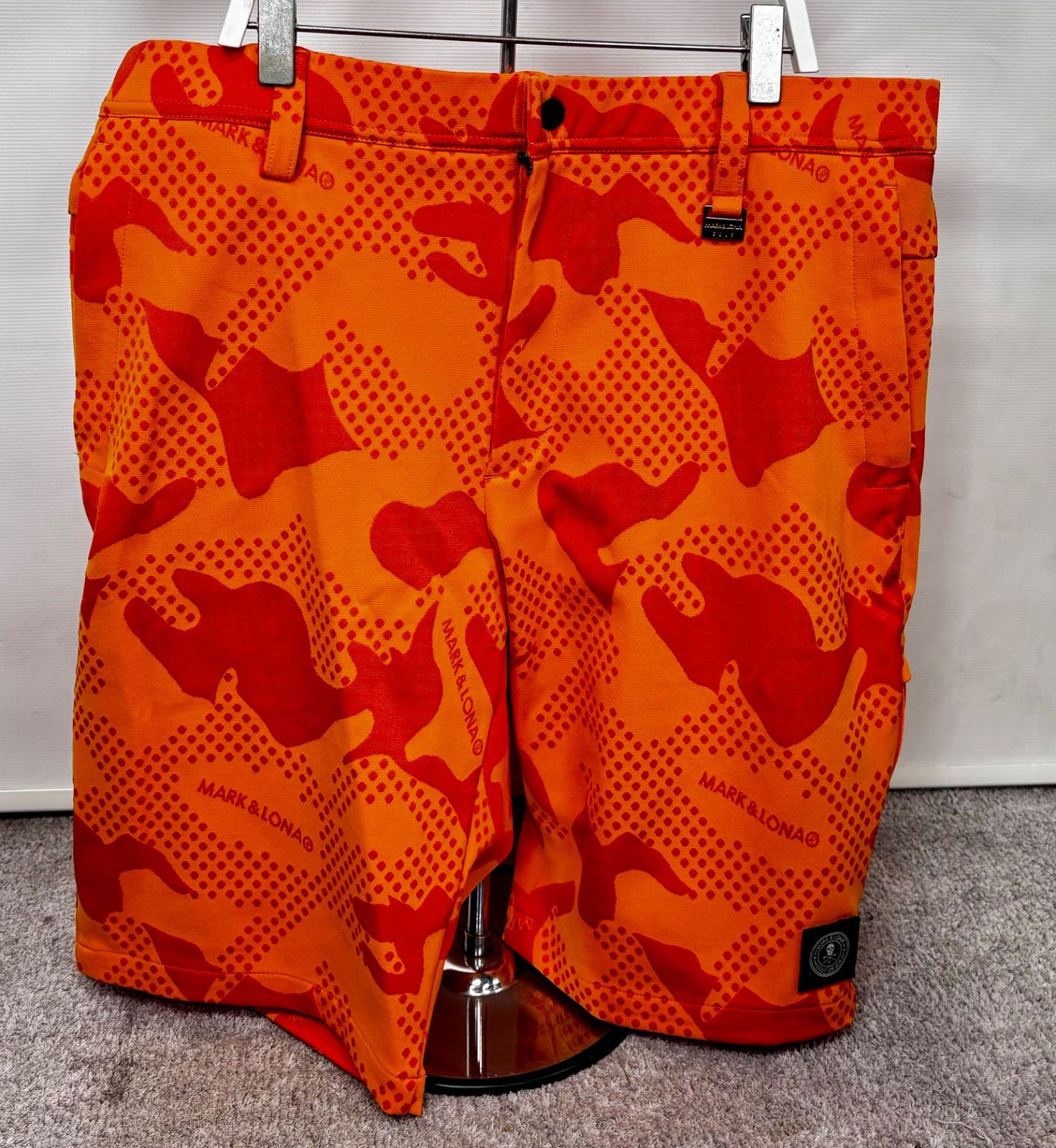 ○ 服 MARK&LONA ハーフパンツ オレンジ メンズ 50サイズ マーク