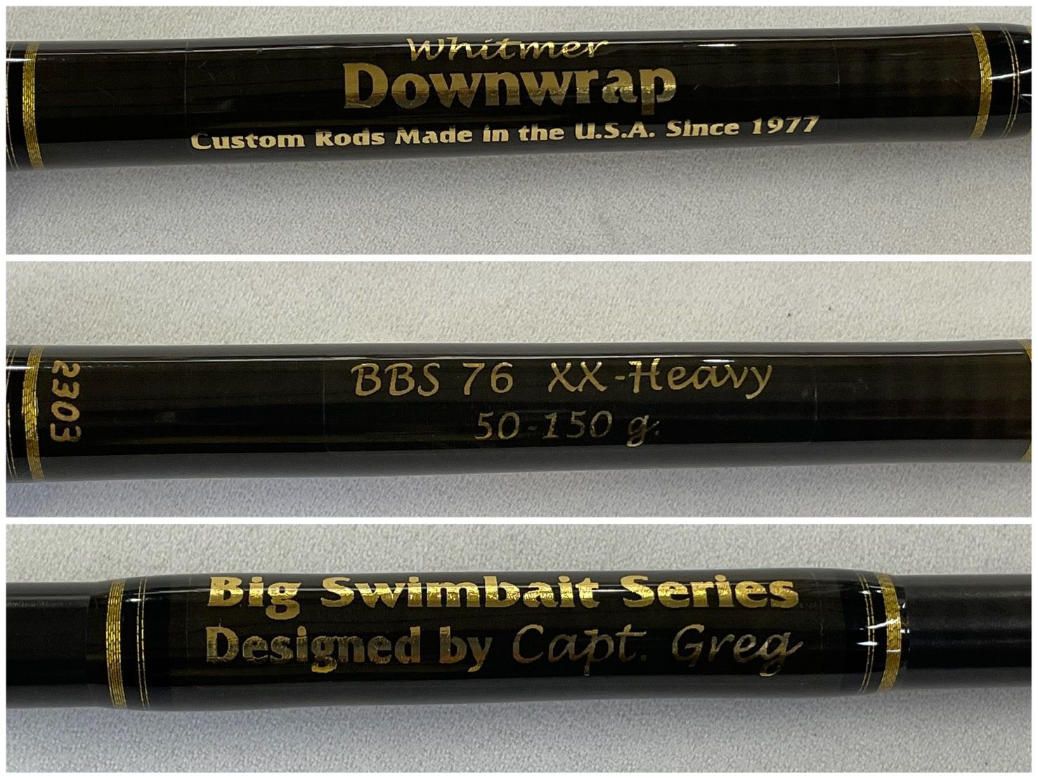 一部除く ウィットマー ダウンラップ ＢＢＳ ７６ ＸＸ－Ｈｅａｖｙ 50g-150g キャプテングレッグ スパイラルガイド バスロッド ビッグベイトロッド スイムベイト マグナムベイト 西濃発送 Whitmer Downwrap ０７j