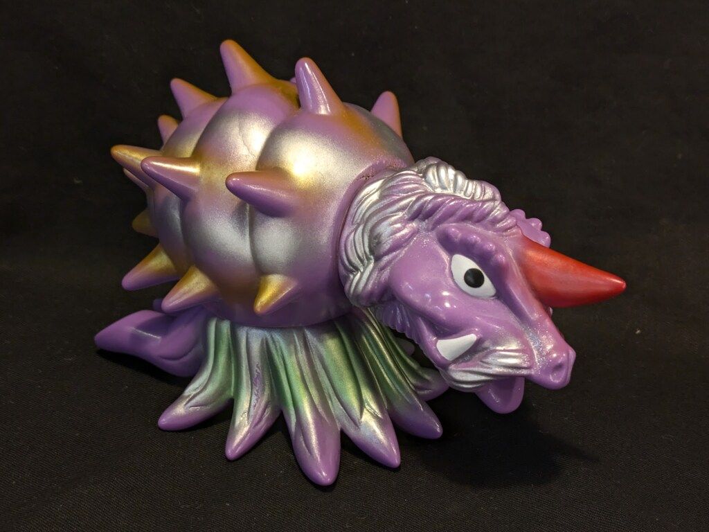 マーミット 世紀の大怪獣シリーズ/ビニパラベビー ガガラ 紫成型