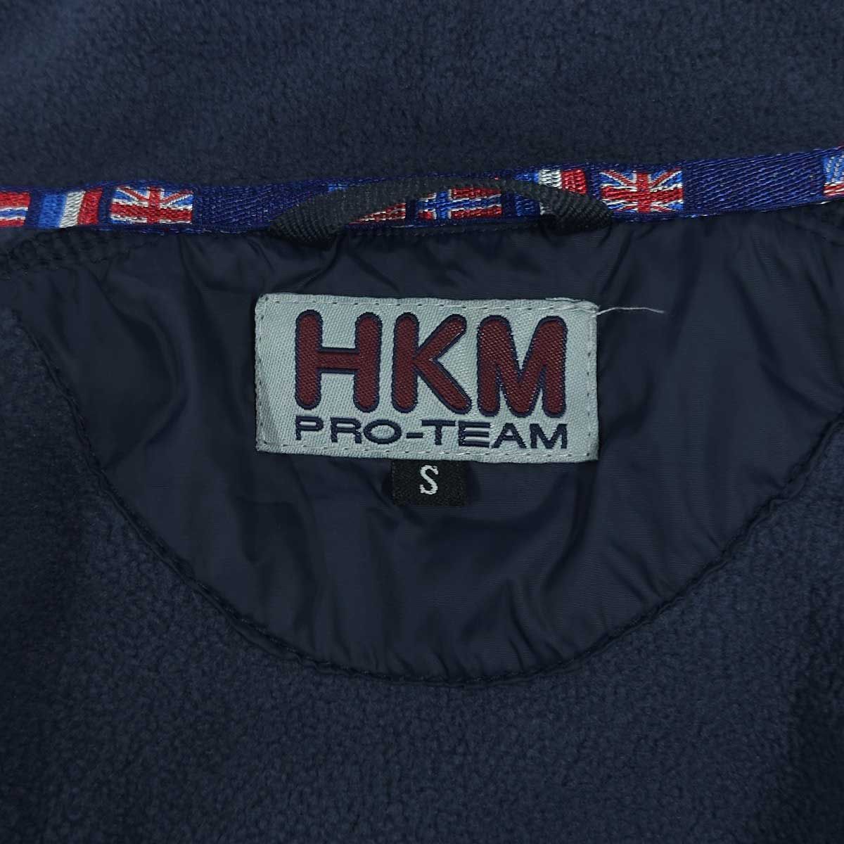 【未使用】HKM PRO-TEAM フリース ジャケット S ネイビー レディース 乗馬 馬術