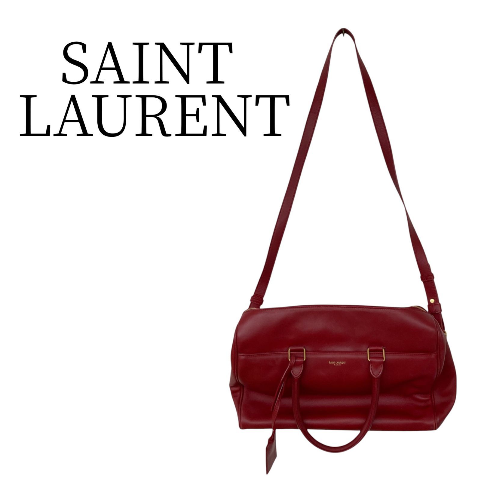 SAINT LAURENT サンローラン 赤 ショルダーバッグ