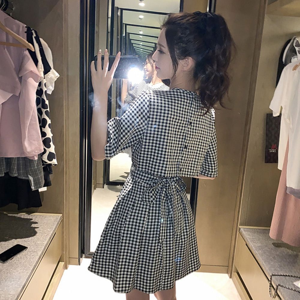 未使用タグ付♡ロザリームーン ワンピ　ギンガムチェック　セクシー　可愛い　洒落 楽天市場】ギンガムチェックワンピース レディース 夏 韓国
