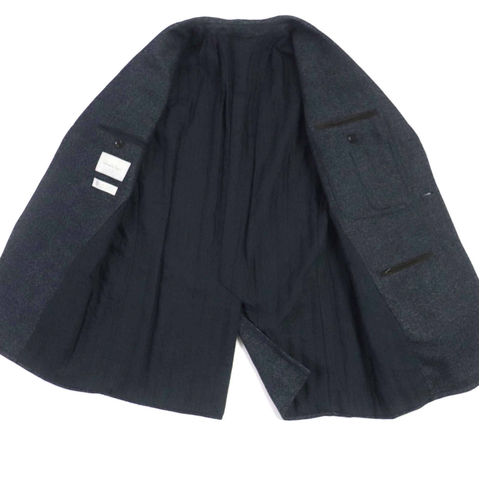 極美品▽Ermenegildo Zegna エルメネジルド ゼニア アンゴラ混 織柄  