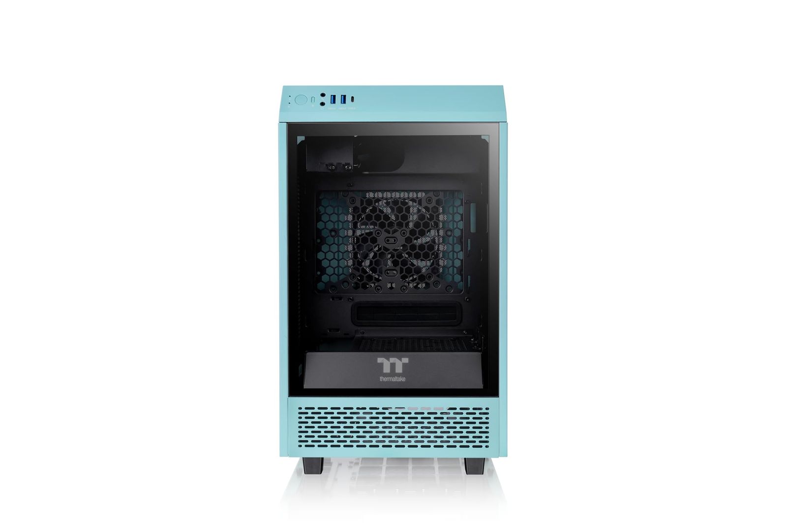 Thermaltake The Tower 100 -Turquoise- ミニタワー型PCケース CA-1R3-00SBWN-00 CS8297
