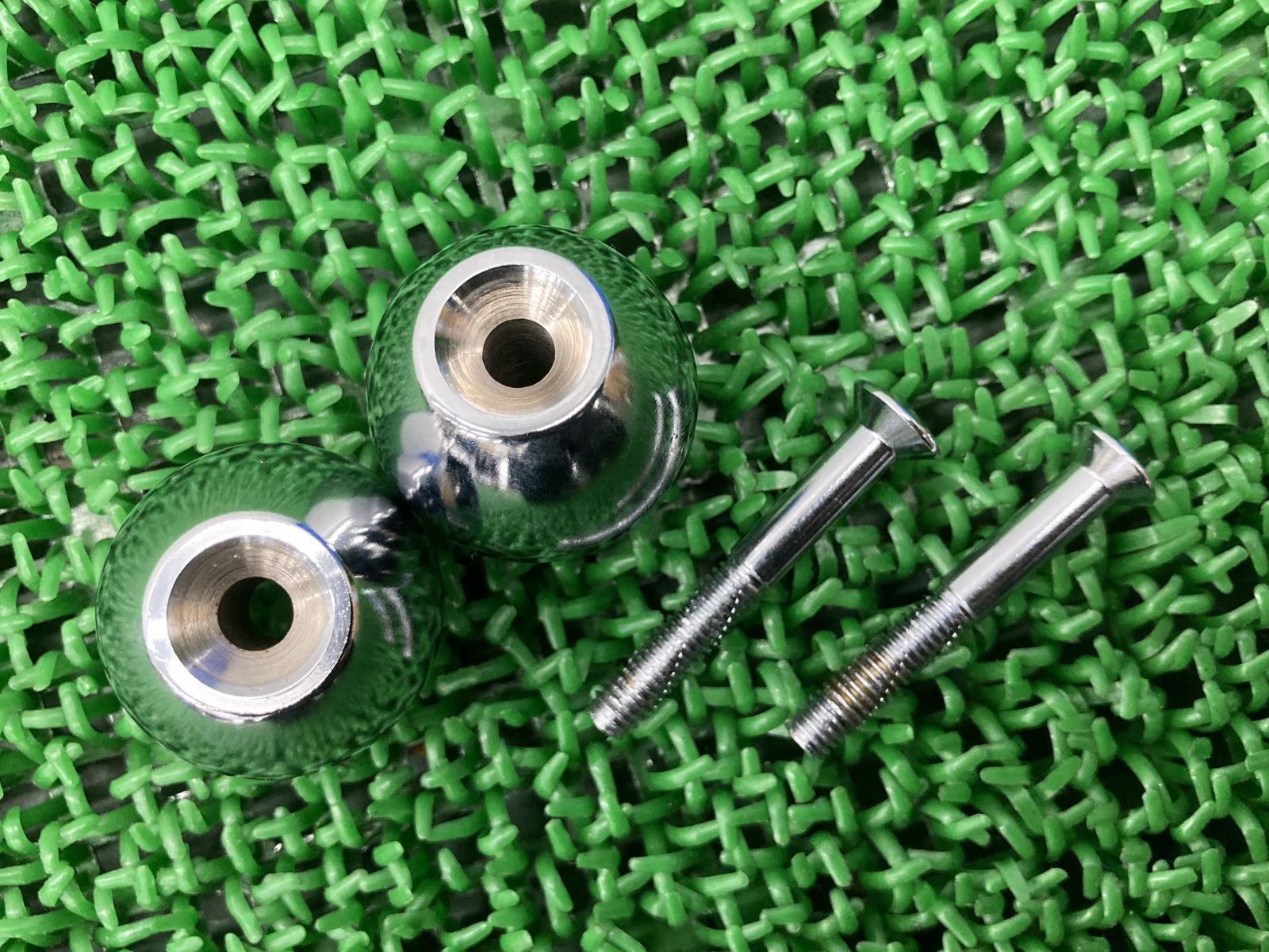 スーパーカブC125 バーエンド 左右 ホンダ 純正 中古 バイク 部品 JA48 JA58 JA71 SuperCubC125 グリップエンド ハンドルウェイト