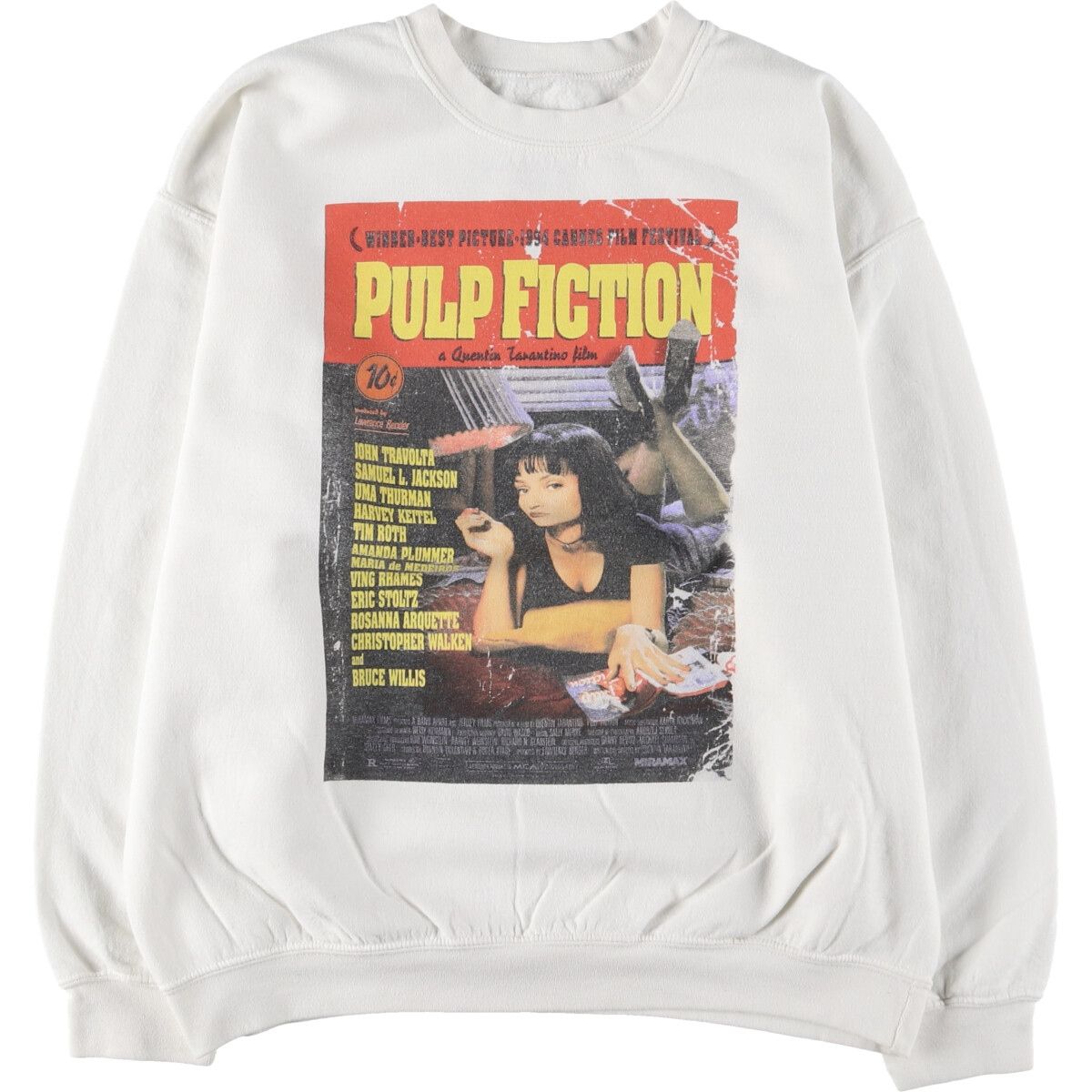 古着 PULP FICTION パルプフィクション ムービー スウェットシャツトレーナー メンズL相当/eaa479760
